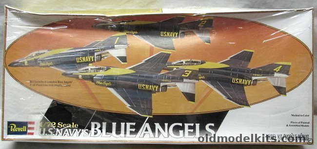 Revell 1/72 US Navy Blue Angels F-4J Phantom II, H186 plastic model kit